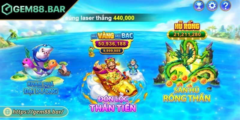 Khám phá game Tỷ Phú Đại Dương GEM88
